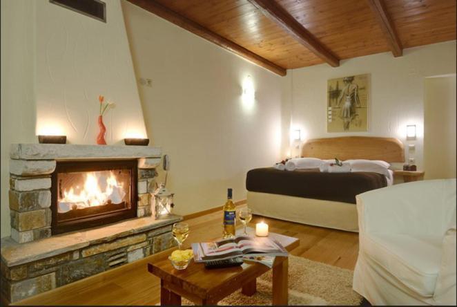 Aparthotel Prasino - Galazio Mourésion Zimmer foto